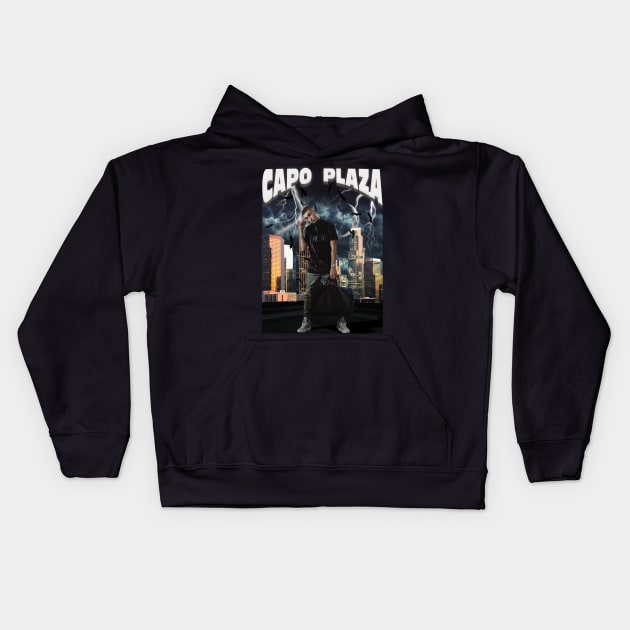 CAPO PLAZA trap Ita Kids Hoodie by thedoomseed